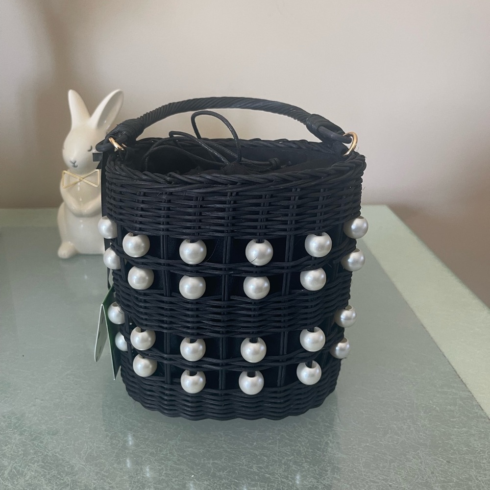 Kate Spade x Target Pearl Embellished Basket Bucket Bag